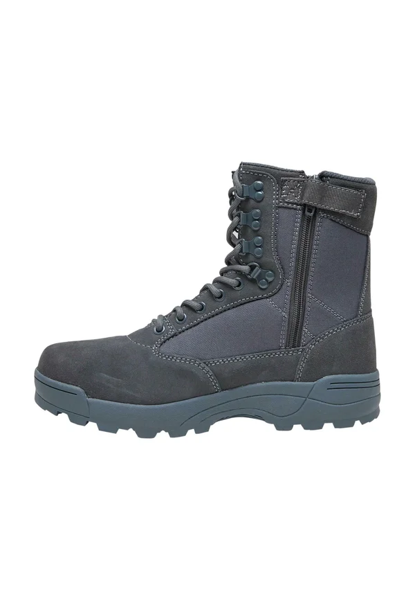 TACTICAL ZIPPER - Schnürstiefelette - antracite