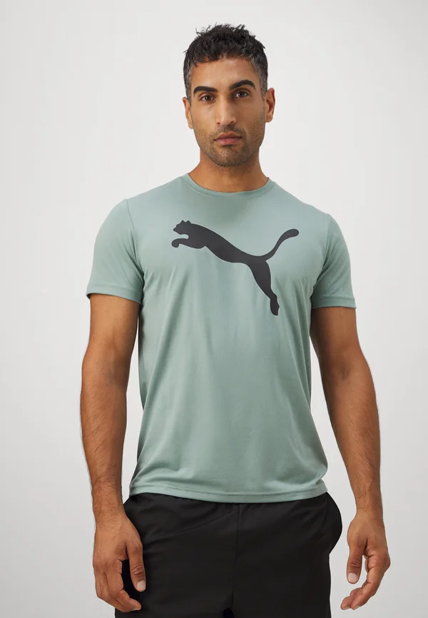 TAD ESSENTIALS SOLID CAT TEE  - Sport T-Shirt - green moon