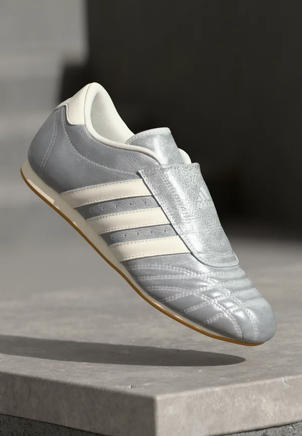 TAEKWONDO - Slipper - silver metallic/off white