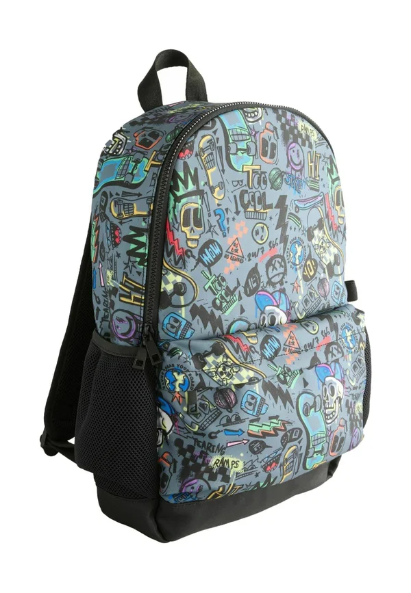 Tagesrucksack - grey print