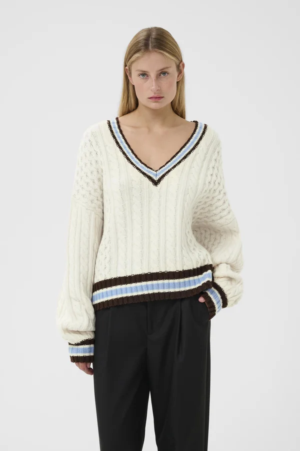 TAIBA - Strickpullover - egret