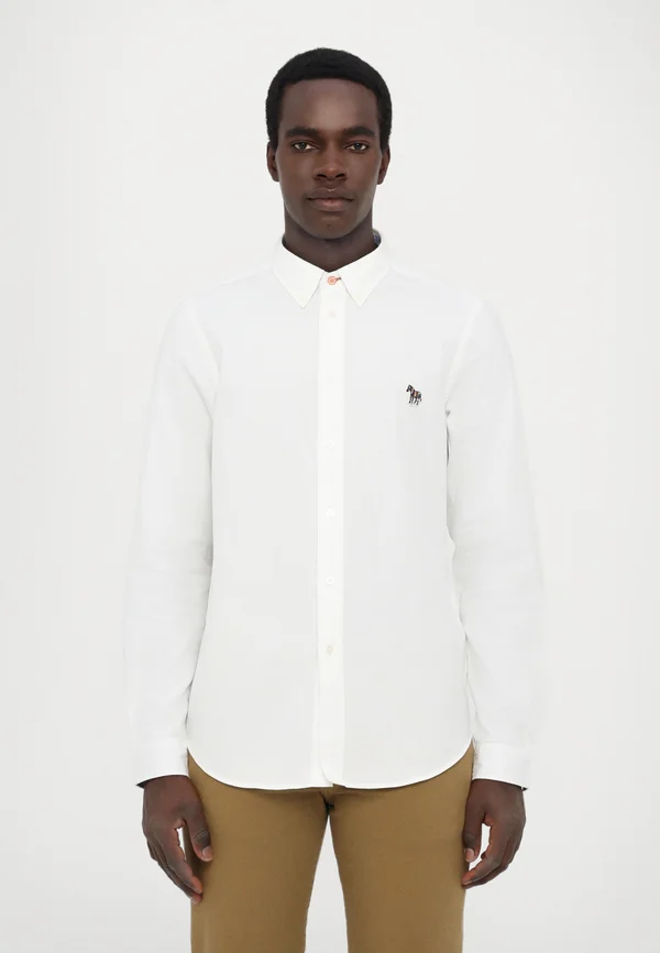 TAILORED FIT BADGE - Businesshemd - white