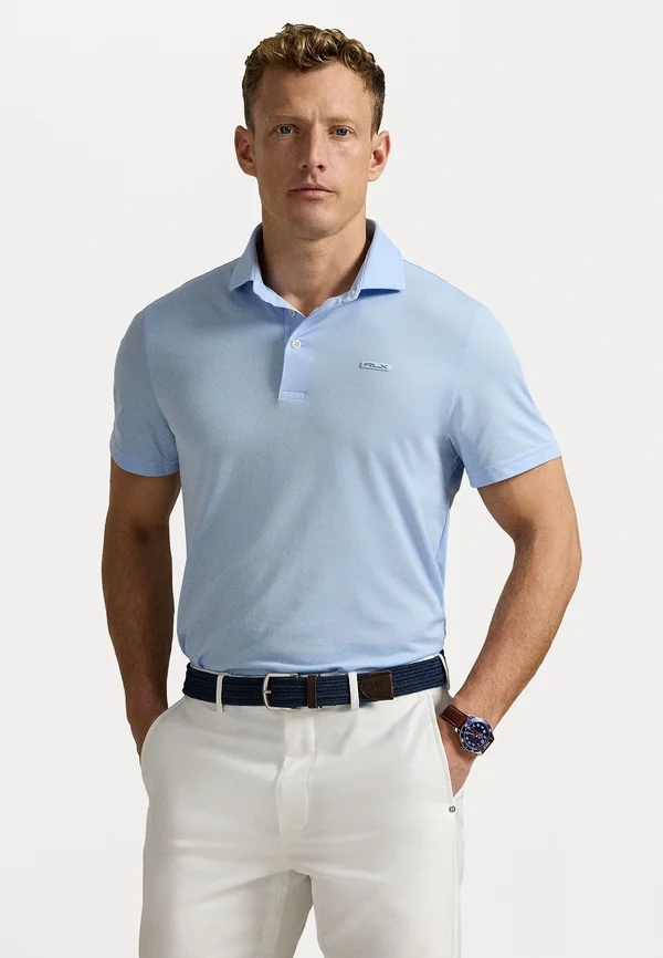 TAILORED FIT PERFORMANCE POLO SHIRT - Poloshirt - office blue