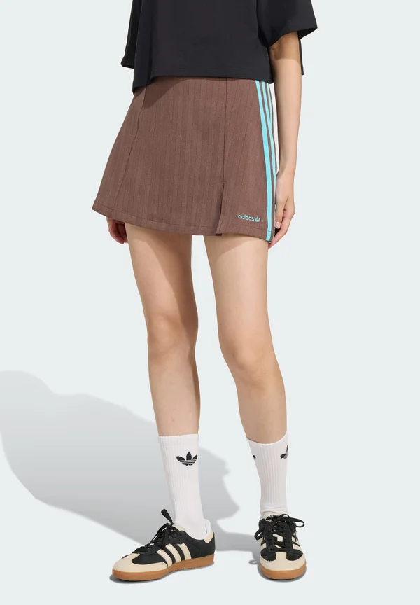 TAILORED - Minirock - auburn