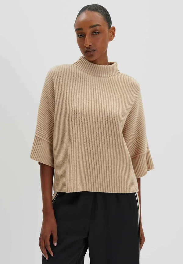 TALJA - Strickpullover - soft oat