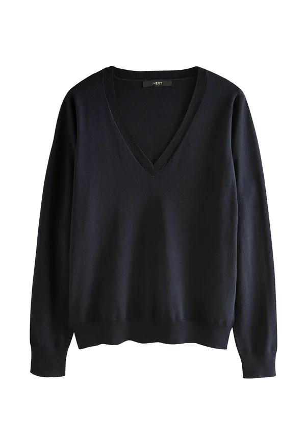 TALL FIT SOFT TOUCH - Strickpullover - blue navy