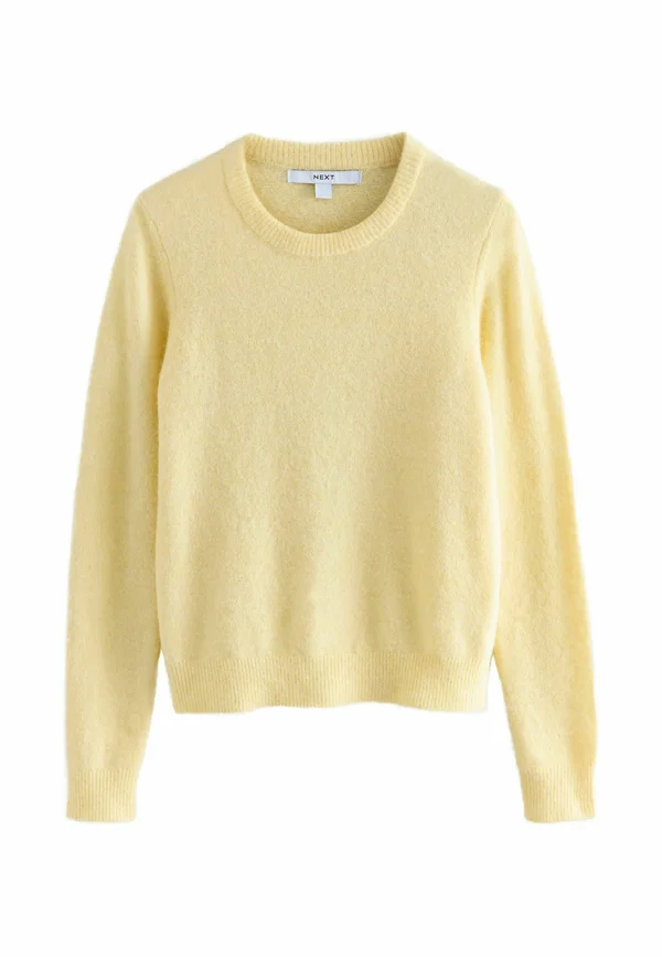 TALL - LONG SLEEVE CREW NECK - Strickpullover - yellow