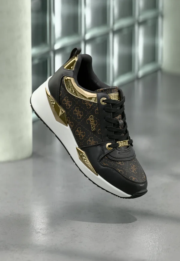 TALLYN - Sneaker low - brown/black