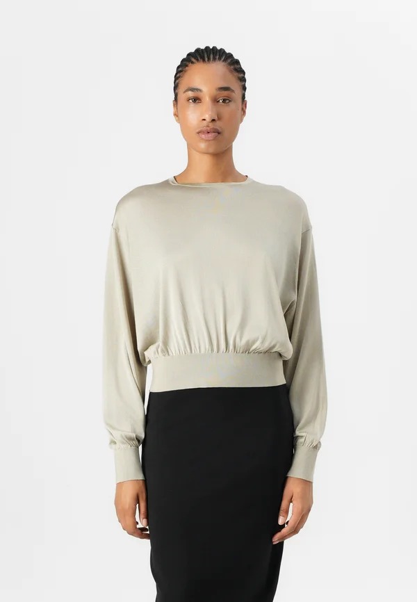 TALOMINA - Strickpullover - light brown