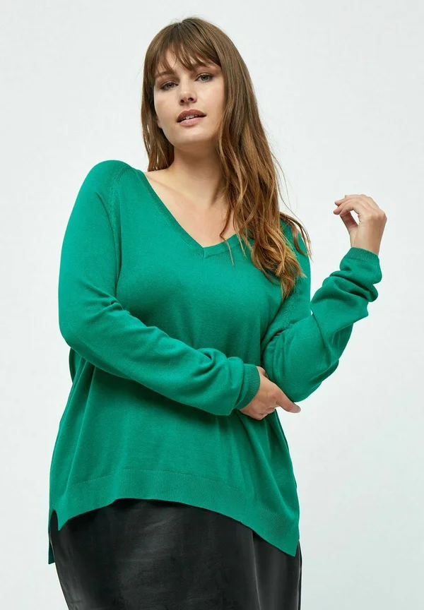 TANA CURVE - Strickpullover - green spruce