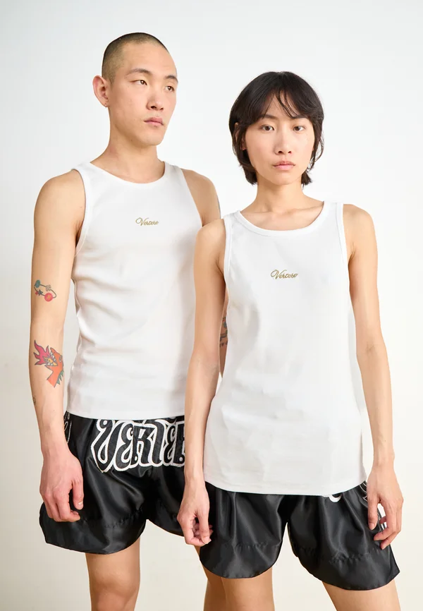 TANK UNISEX 2 PACK - Top - black/white
