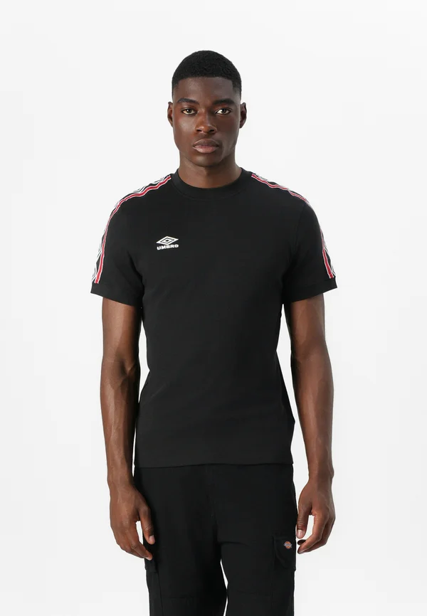 TAPED TEE - T-Shirt basic - black