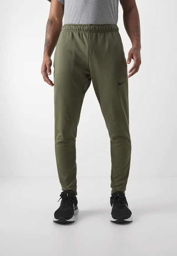 TAPER - Jogginghose - medium olive/black