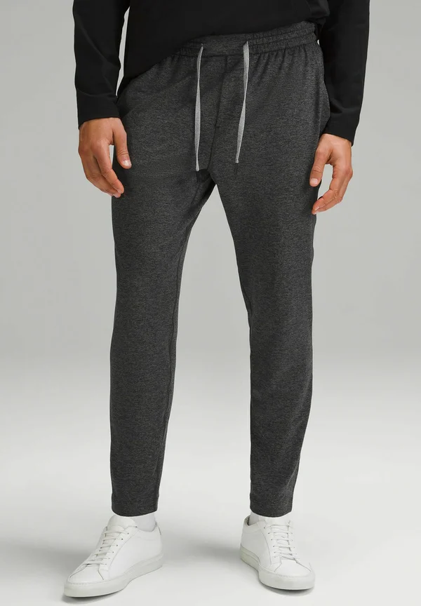 TAPERED REGULAR - Jogginghose - heathered black heathered graphite grey
