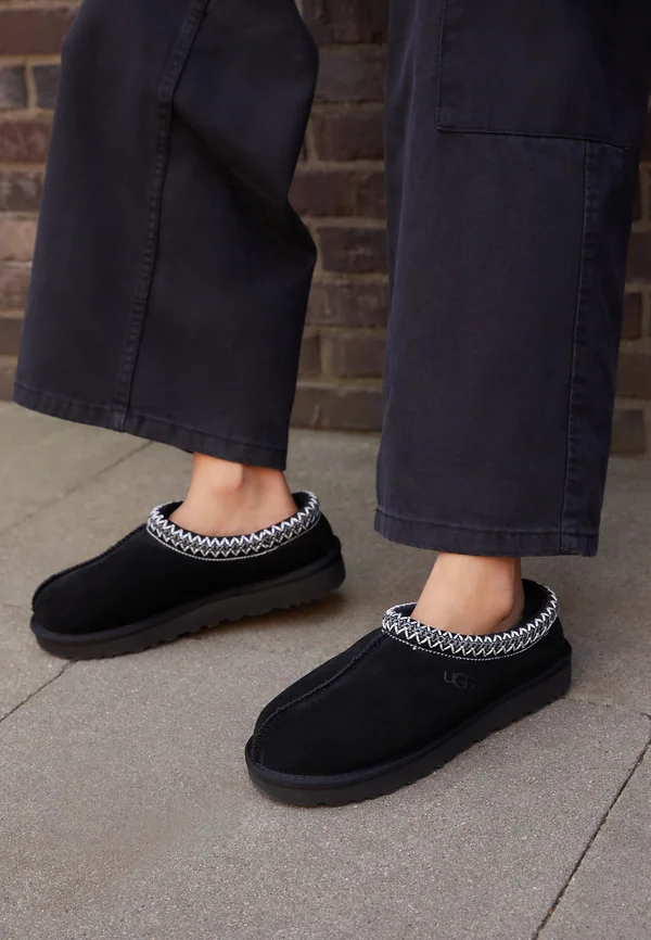TASMAN - Hausschuh - black