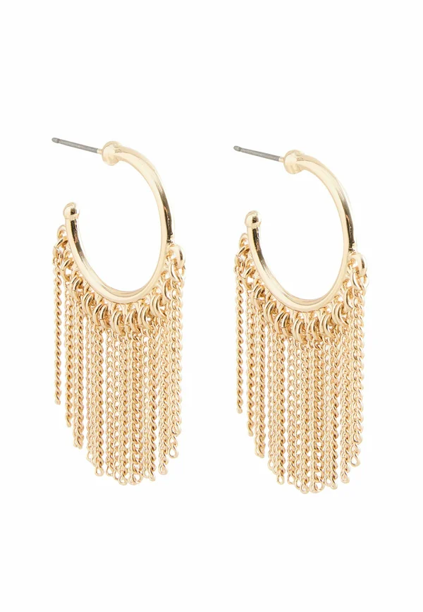 TASSEL CHAIN HOOP - Ohrringe - gold -coloured tone