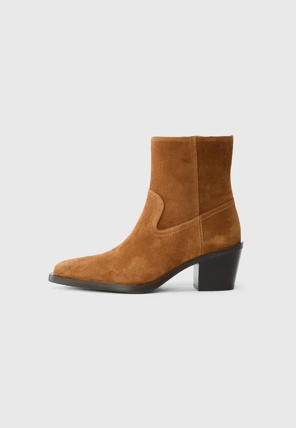 TATE - Stiefelette - doe/dark brown