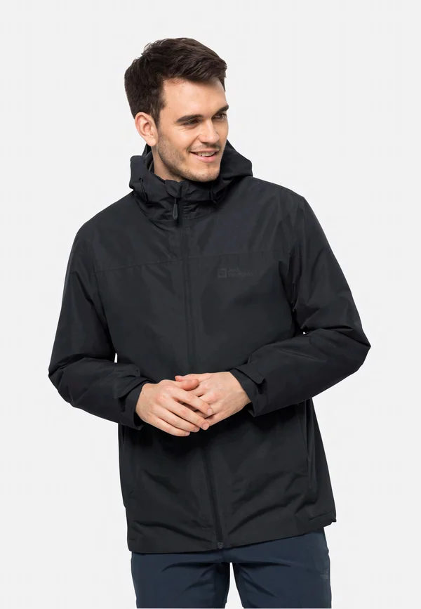 TAUBENBERG 3IN1 JACKET - Winterjacke - black