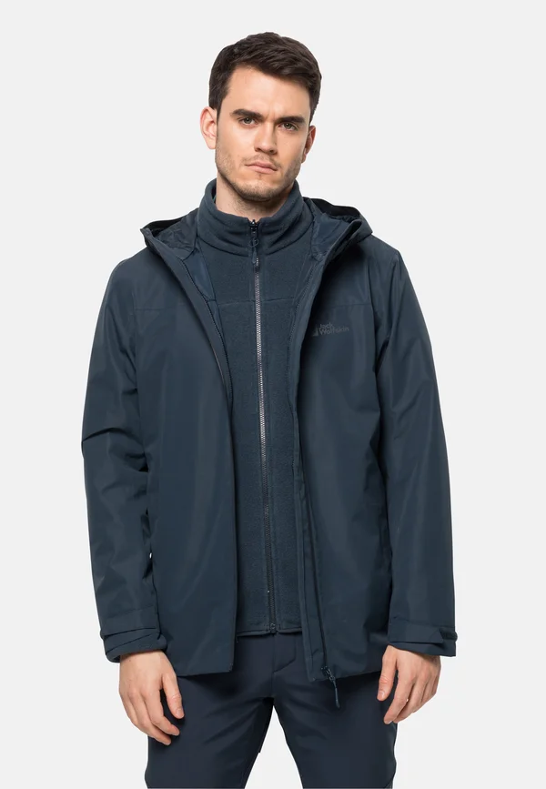TAUBENBERG 3IN1 M - Regenjacke / wasserabweisende Jacke - night blue