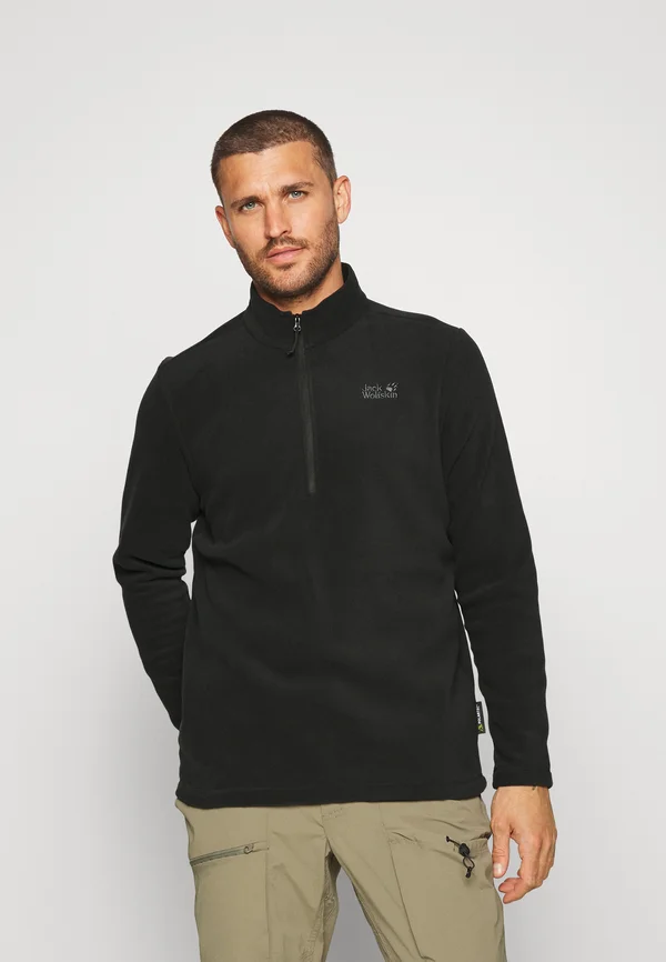 TAUNUS - Fleecepullover - black