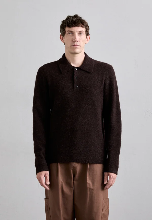TAYLEN - Strickpullover - dark chokolate