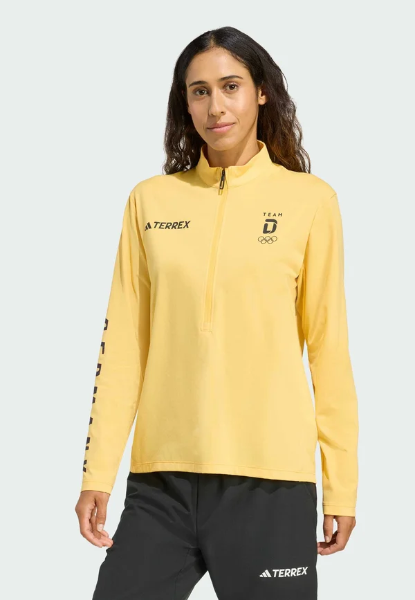 TEAM D HALF ZIP LONGSLEEVES LIGHT  - Langarmshirt - semi spark