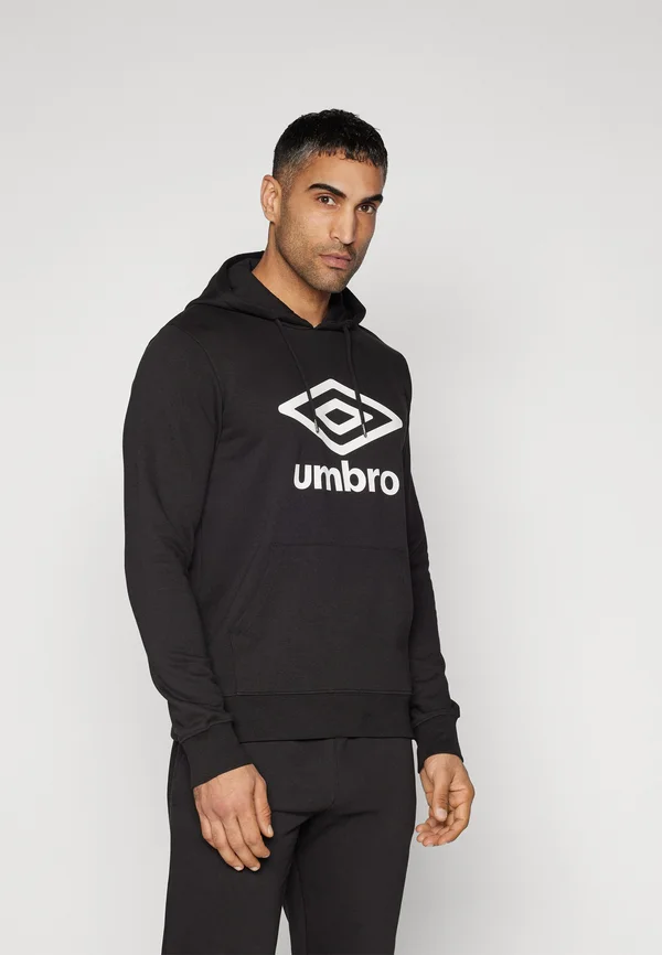TEAM HOODIE - Kapuzenpullover - black/white