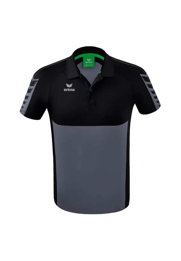TEAM SIX WINGS - Poloshirt - grauschwarz