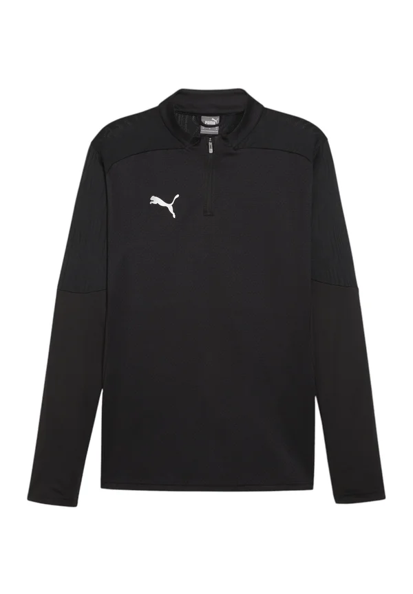 TEAMFINAL TRAINING 1/4 ZIP  - Langarmshirt - schwarzsilbernull