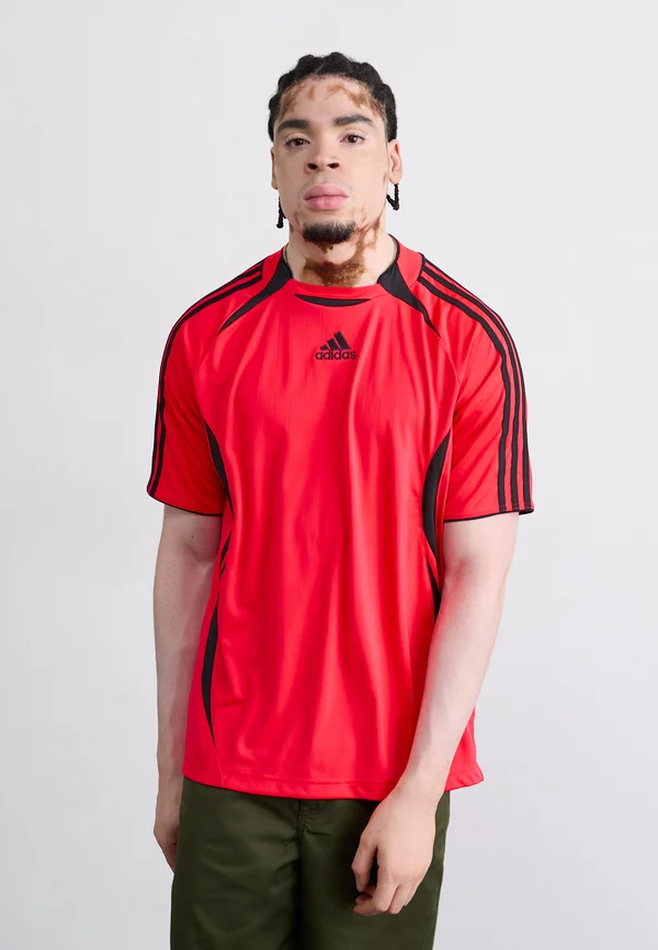 TEAMGEIST TEE - T-Shirt print - lucid red/black