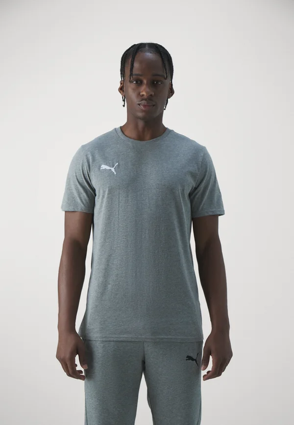 TEAMGOAL CASUALS TEE - T-Shirt basic - medium gray heather/white