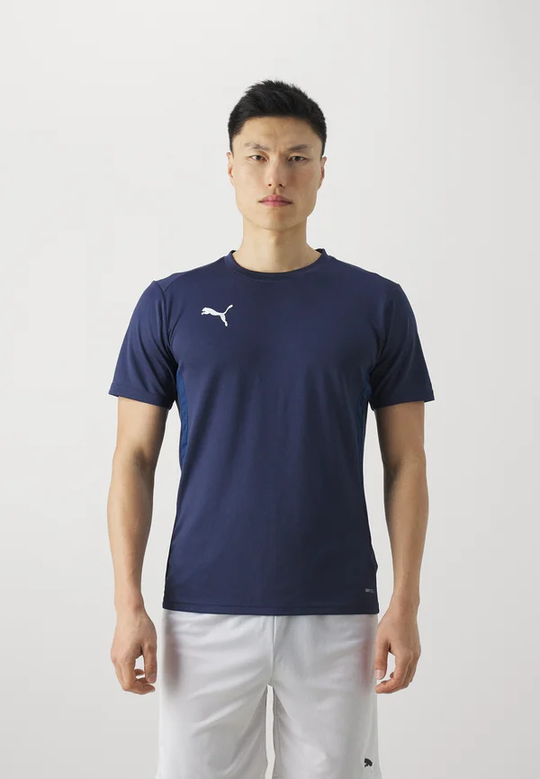 TEAMGOAL - Sport T-Shirt - navy/white/persian blue