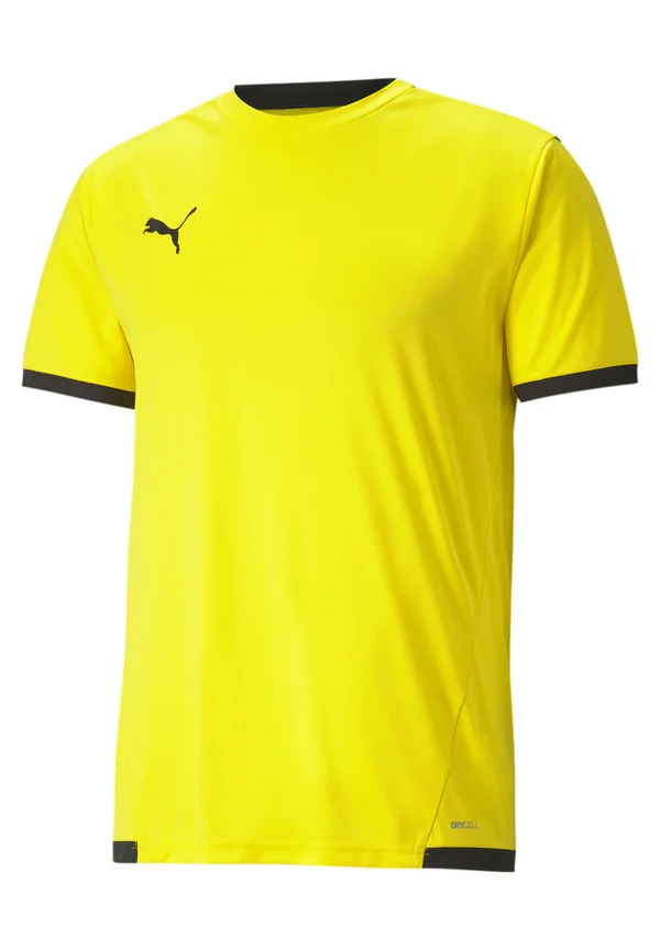 TEAMLIGA - Sport T-Shirt - cyber yellow puma black