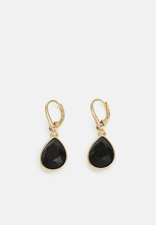 TEARDROP - Ohrringe - gold-coloured/black