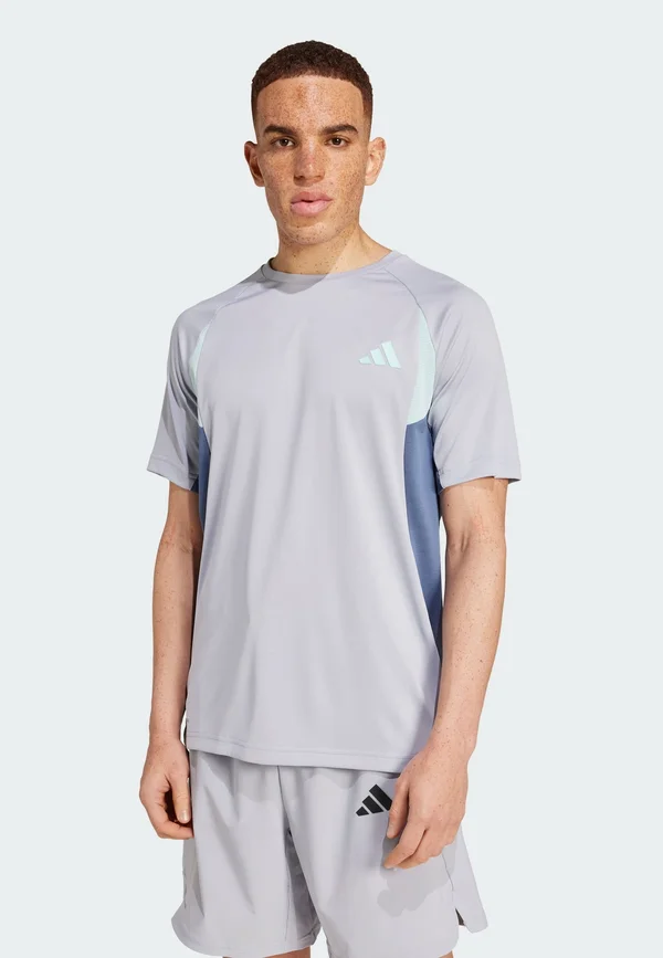 TECH APPAREL COLORBLOCK - T-Shirt print - halo silver