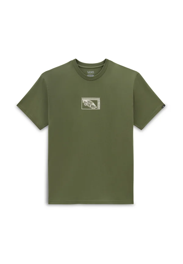 TECH BOX SS - T-Shirt print - olivine