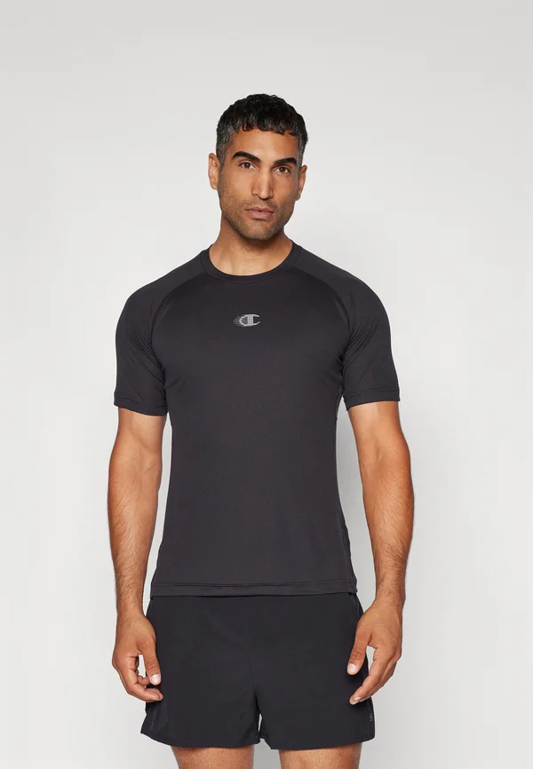 TECH CREWNECK QUICK DRY ERGONOMIC - Sport T-Shirt - black