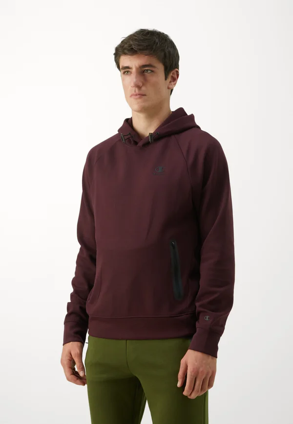 TECH HOODIE - Kapuzenpullover - bordeaux