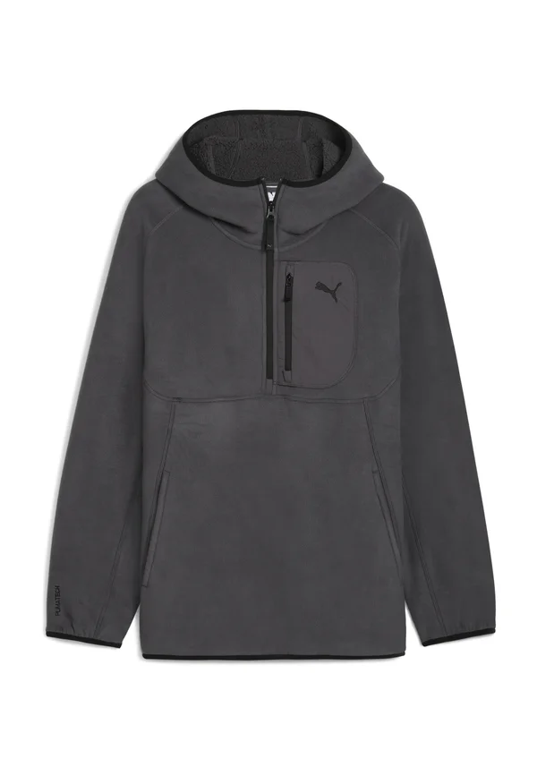 TECH KAPUZEN - Kapuzenpullover - dusky gray