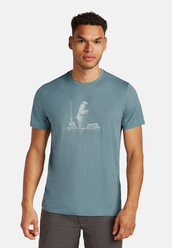 TECH LITE POLAR PADDLE - T-Shirt print - blue ash