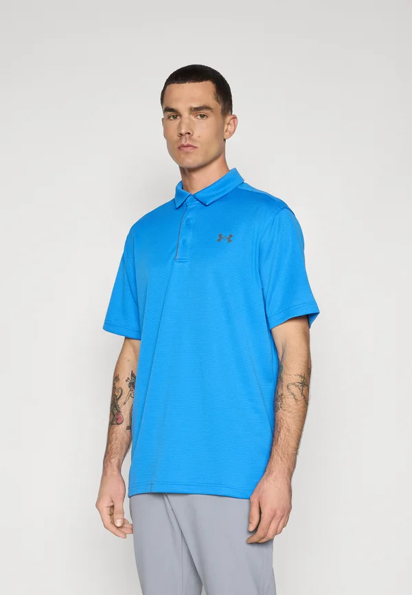 TECH - Poloshirt - blue atlantis/pitch gray