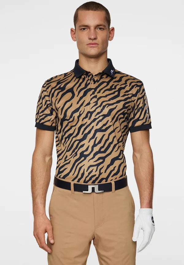 TECH PRINT - Poloshirt - tour tiger brown m