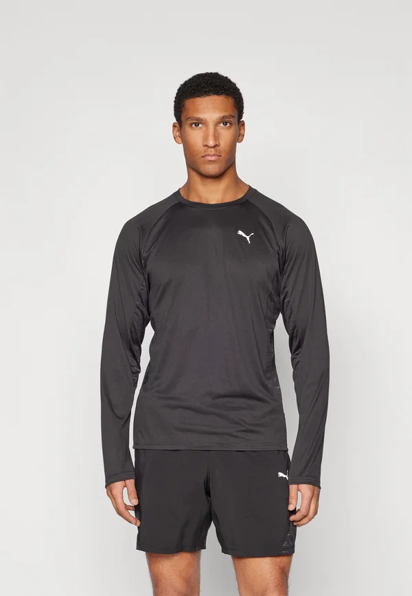 TECH TEE - Langarmshirt - puma black