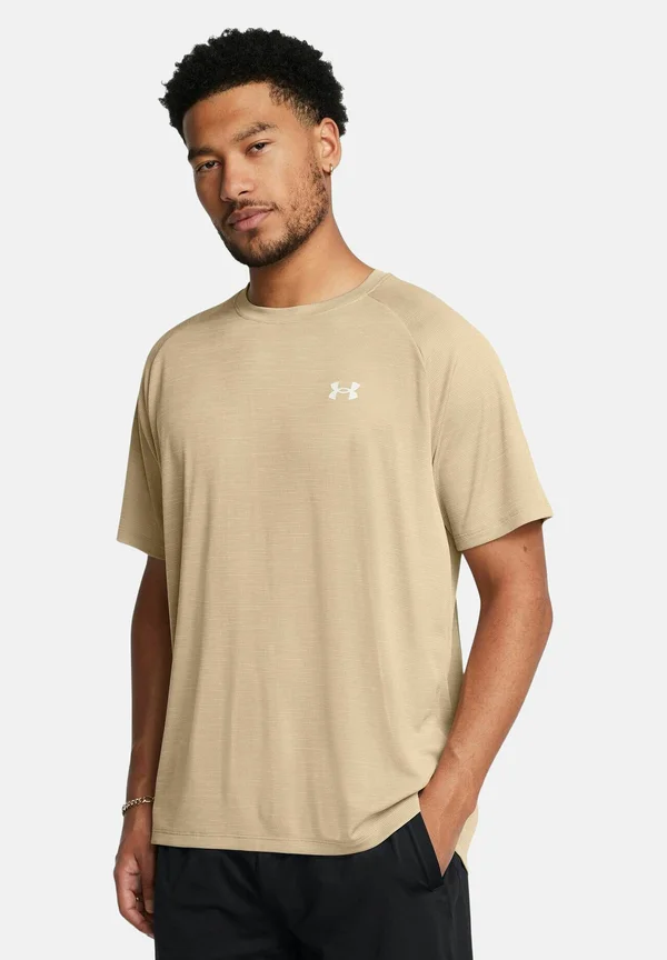 TECH TEXTURED - T-Shirt basic - beige
