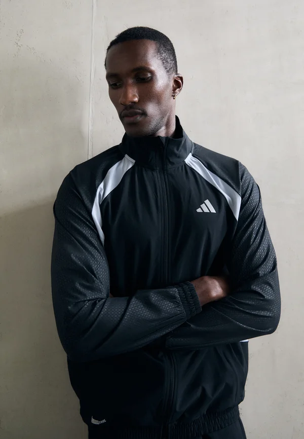 TECH  - Trainingsjacke - black/halo silver-coloured