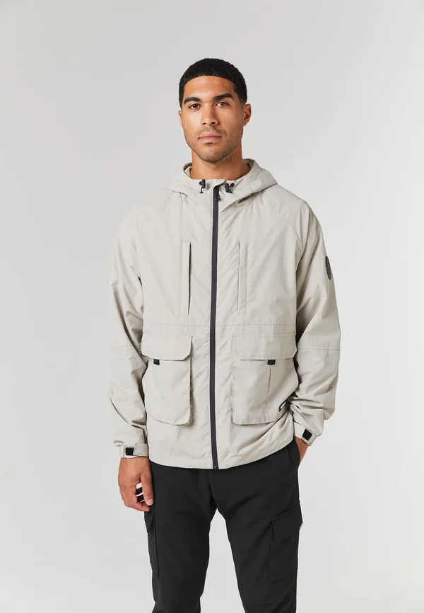 TECH UTILITY JACKET - Leichte Jacke - stone