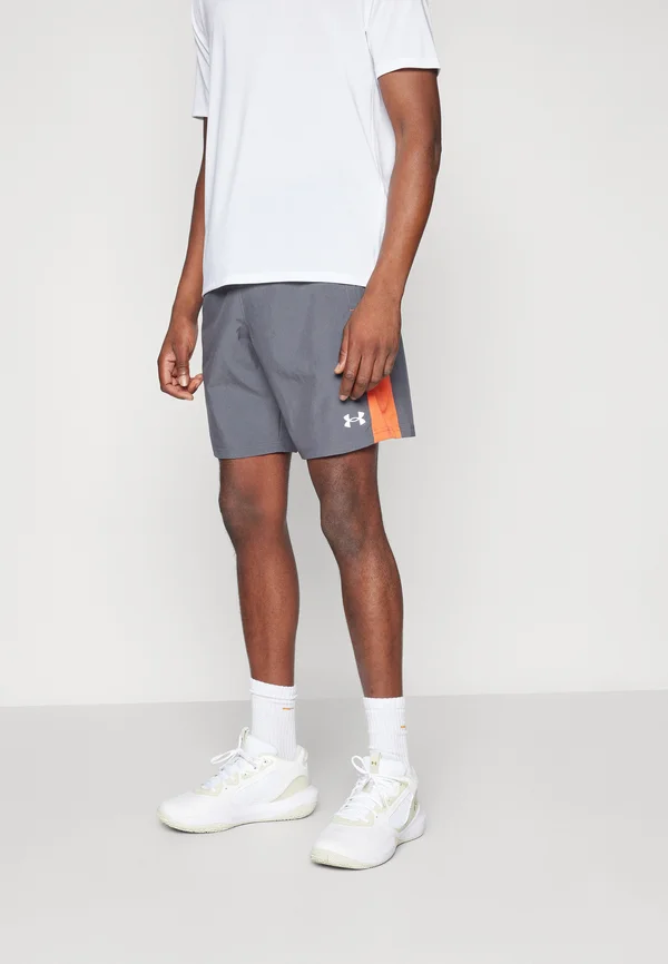 TECH UTILITY - Kurze Sporthose - castlerock/fire/white