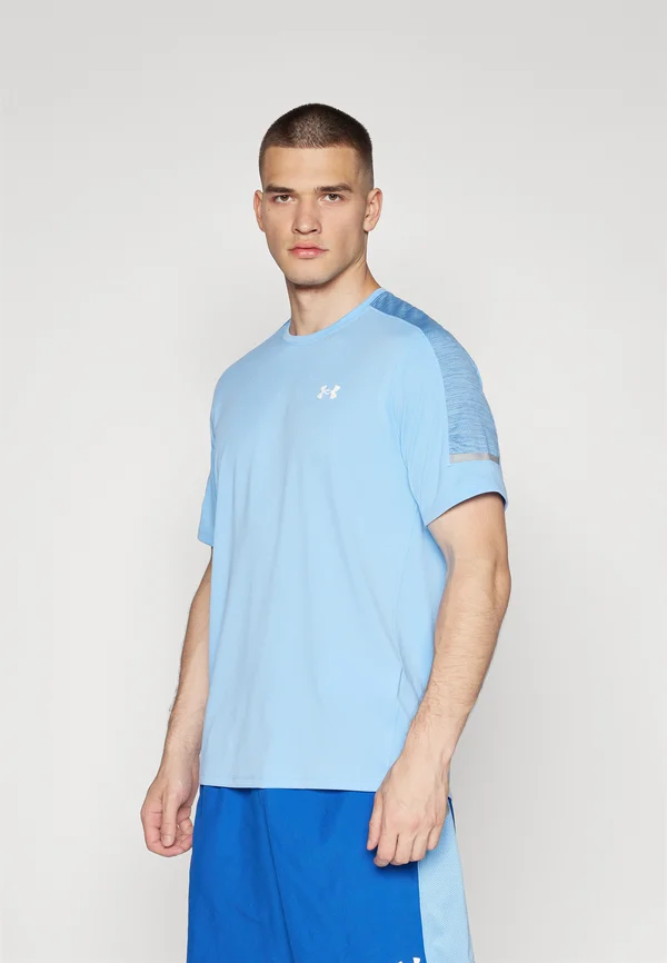 TECH UTILITY - Sport T-Shirt - horizon blue/white