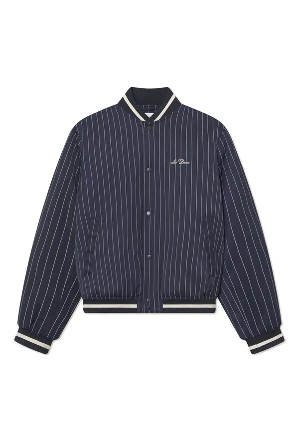 TECH VARSITY - Bomberjacke - dark navy/ivory