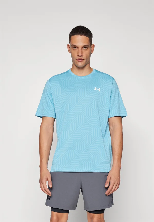 TECH VENT GEOTESSA  - Sport T-Shirt - ether blue/tonic/white